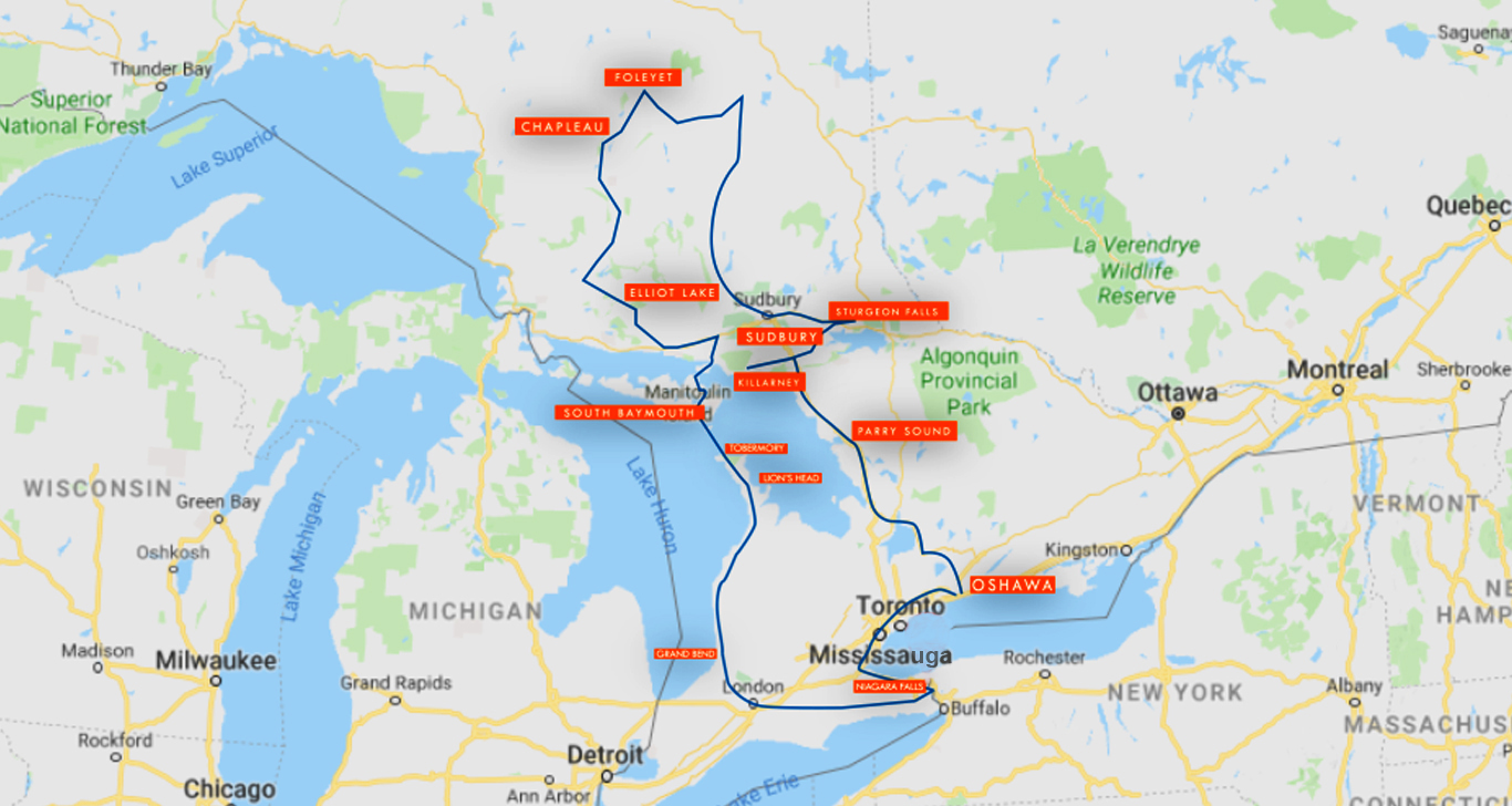 The Great Canadian Wilderness Motorcycle Tour (Summer 2019)