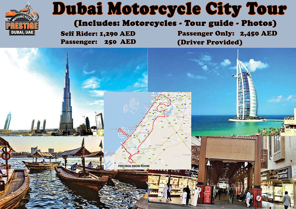 Dubai Motorcycle City Tour (2-4 hrs Tour)